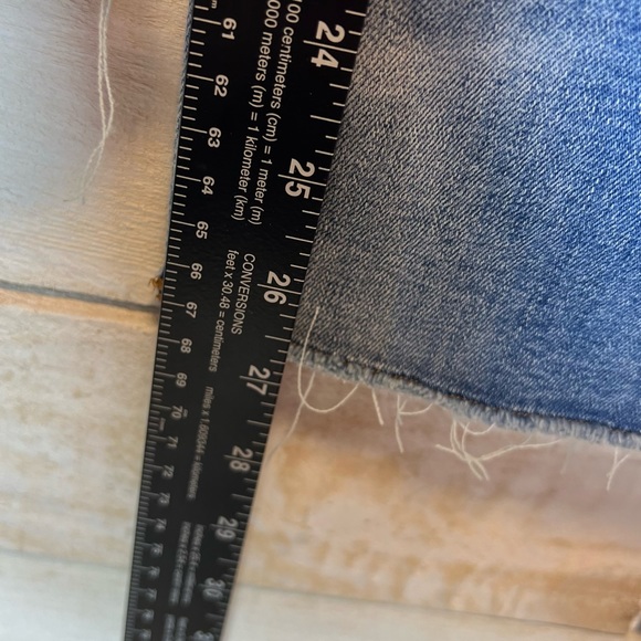 J. Jill Denim High Rise Straight Leg Cropped Jeans Blue Stretch Womens Size 8 - Picture 12 of 14